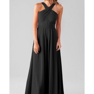 Kennedy Blue Elena Cross-strap Full-length Dress